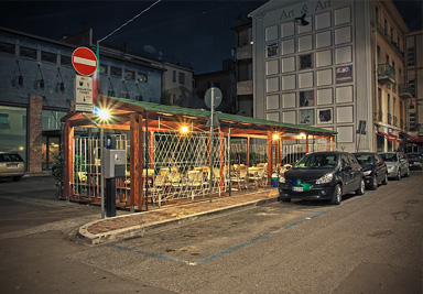 Gazebo Esterno - nel periodo estivo